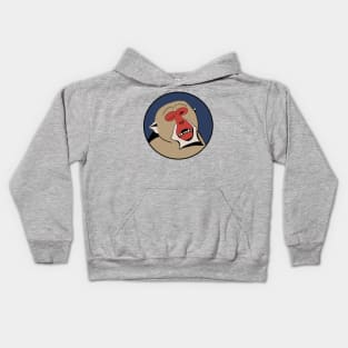 Funny Animal Design - Tired Monkey Kids Hoodie